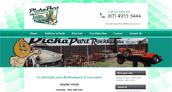 Desktop Screenshot of pickapartrockhampton.com.au